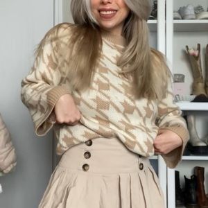 Princess Polly houndstooth sweater